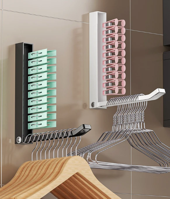 No-Drill Household Clothes Hanger Organizer by BowLift