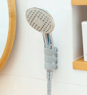 Suction Cup Shower Head Holder by BowLift
