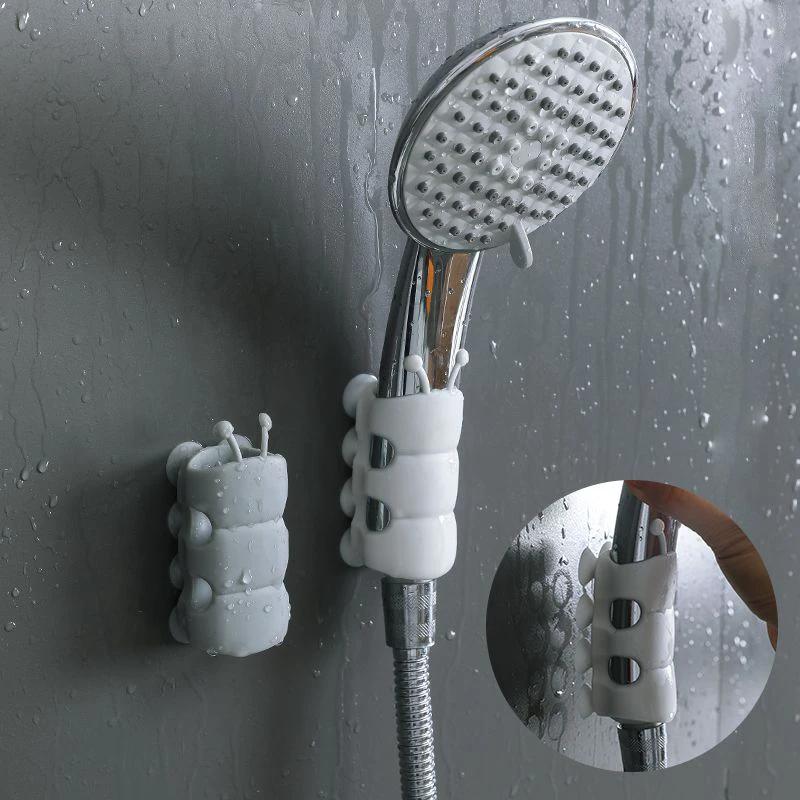 Suction Cup Shower Head Holder by BowLift