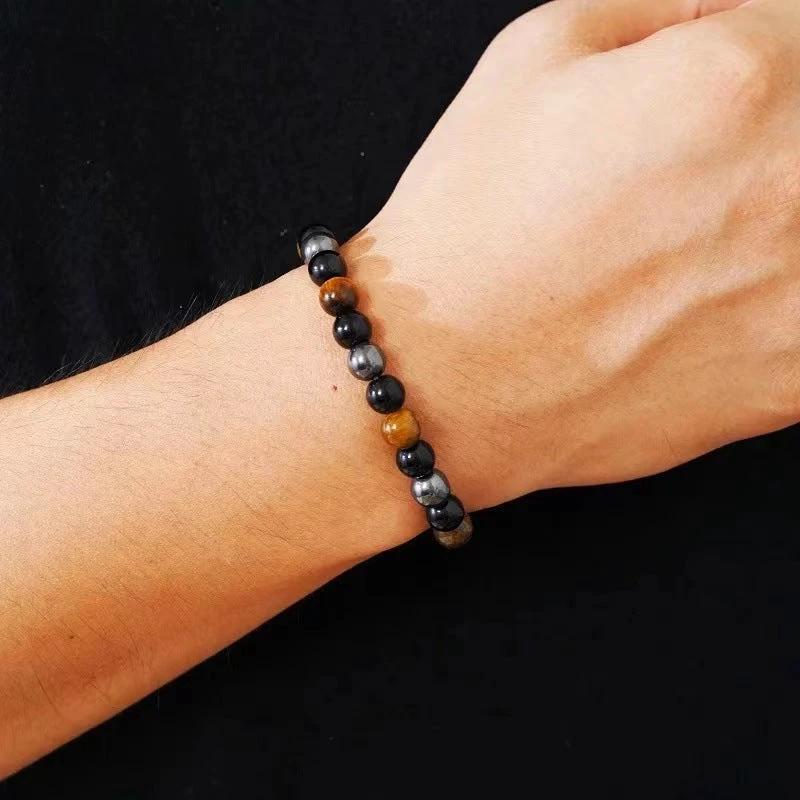 Versatile Natural Stone Bracelet for Home Use, 8mm by BowLift