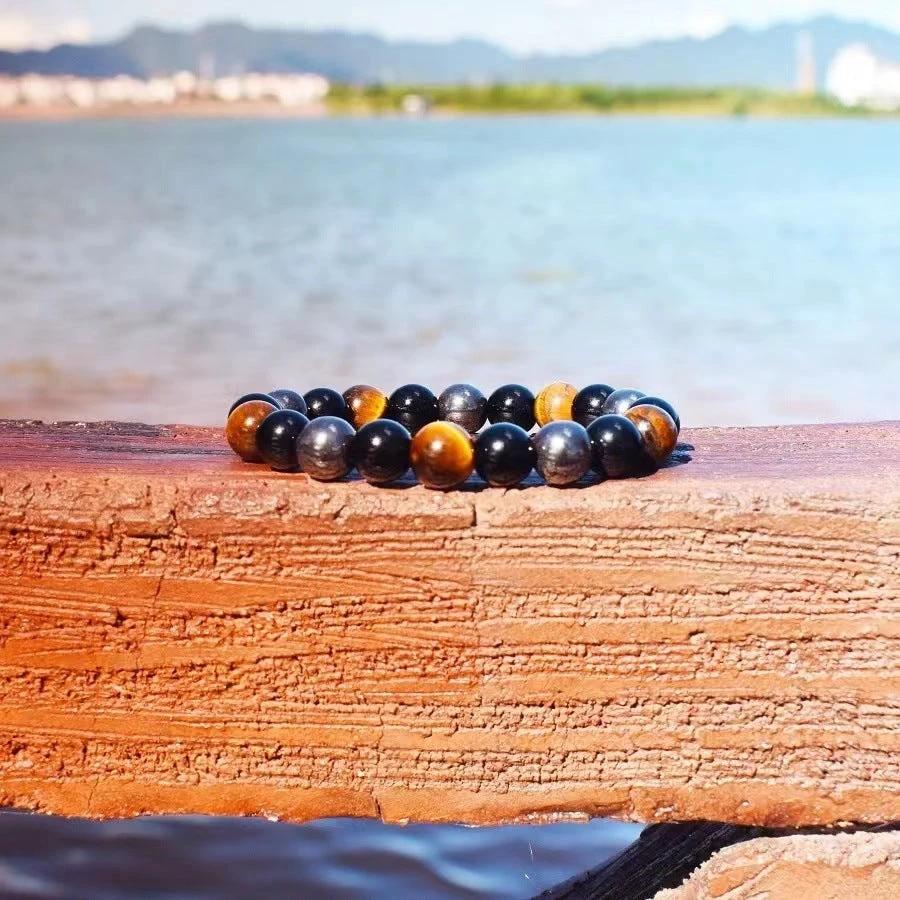 Versatile Natural Stone Bracelet for Home Use, 8mm by BowLift