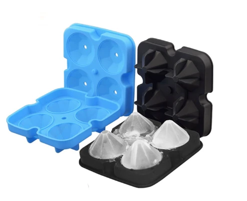 Silicone Creative Diamond Ice Cube Mold (2-pack) by BowLift