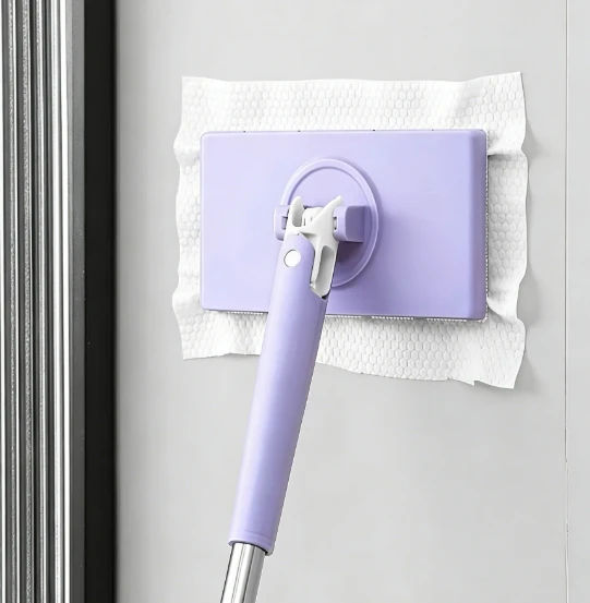Multi-functional Household Mop with Clip-on Cloth by BowLift