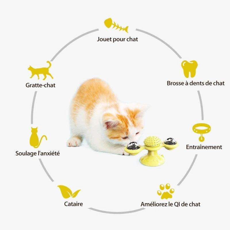 Funny Windmill Cat Toy by Bowlift