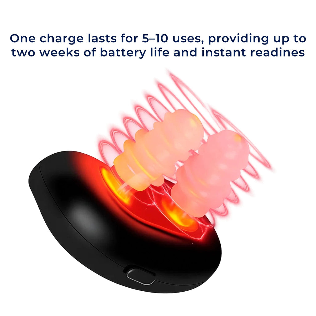 Nasorelief | Nasal Red Light Therapy Device – Fast Congestion Relief – Flexible Silicone Nasal Tubes – Hay Fever Sufferers Bowlift by Bowlift