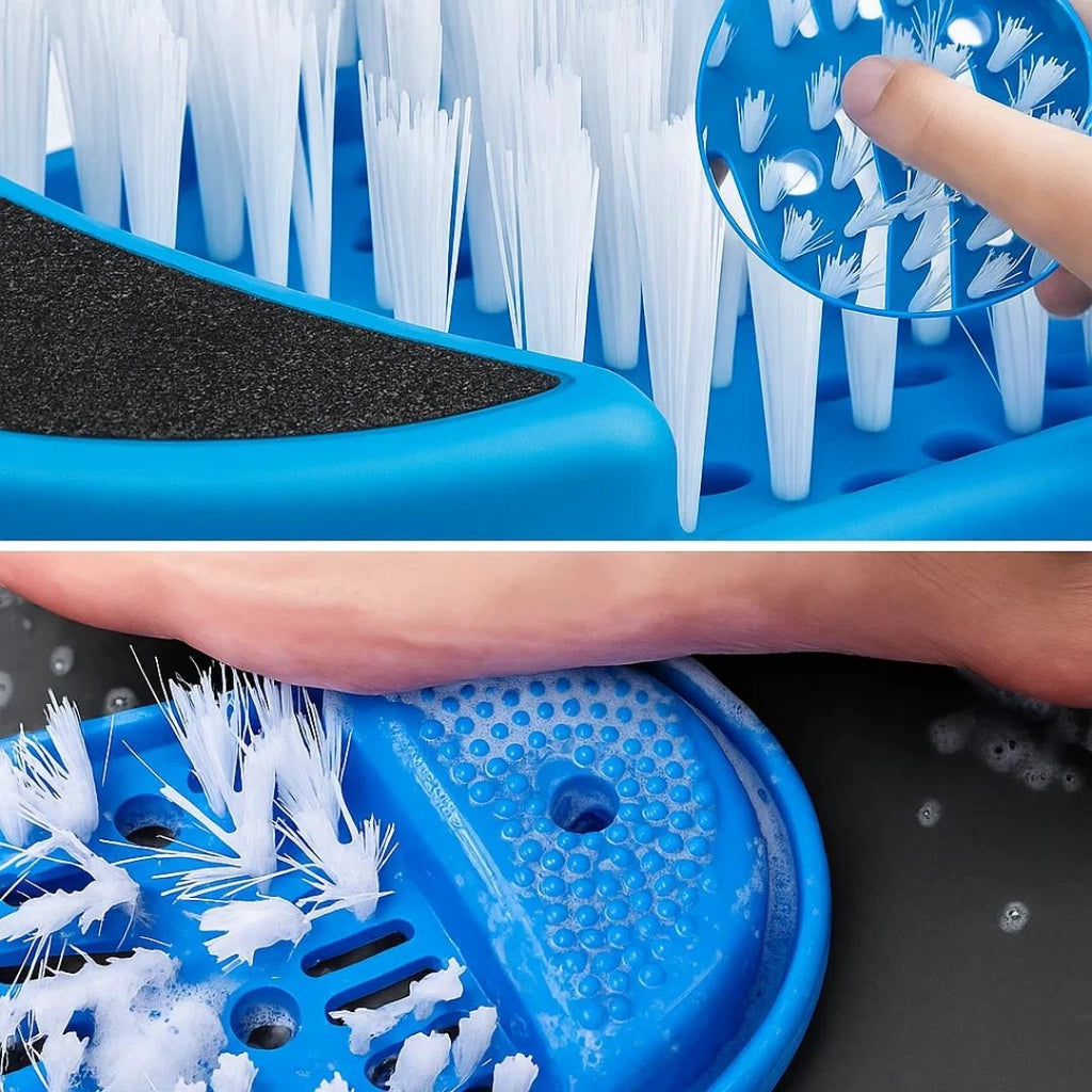 No-Bend Deep Clean Foot Massage – Suction-Cup Anti-Slip Design – Relieves Aches & Softens Skin Bowlift by Bowlift