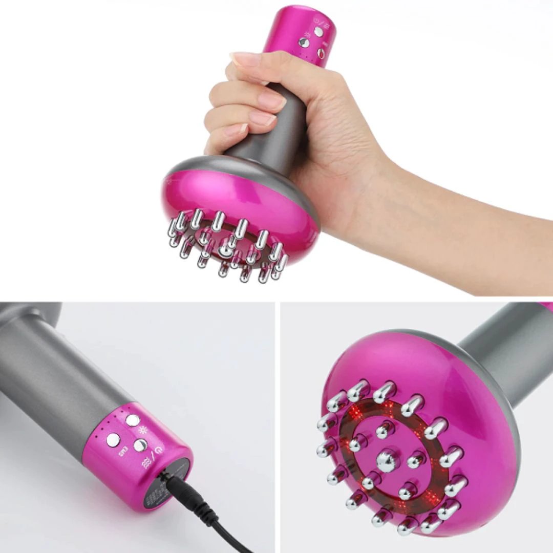 LumiSculpt Electric Cellulite Meridian Brush Massager | Skin Firming Device - Lymphatic Drainage and Muscle Relaxation for Home Use Bowlift by Bowlift