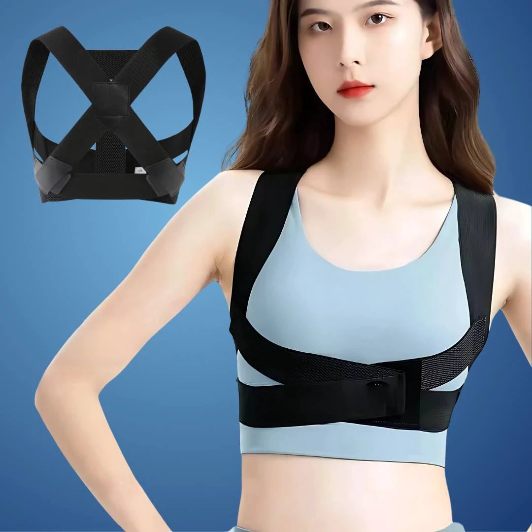 SpineAlign Posture Corrector | Adjustable Back Support for Pain Relief - Improve Posture, Reduce Neck, Shoulder & Sciatica Pain Bowlift by Bowlift