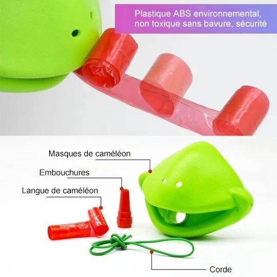 Desk toy for catching language Chameleon by Bowlift