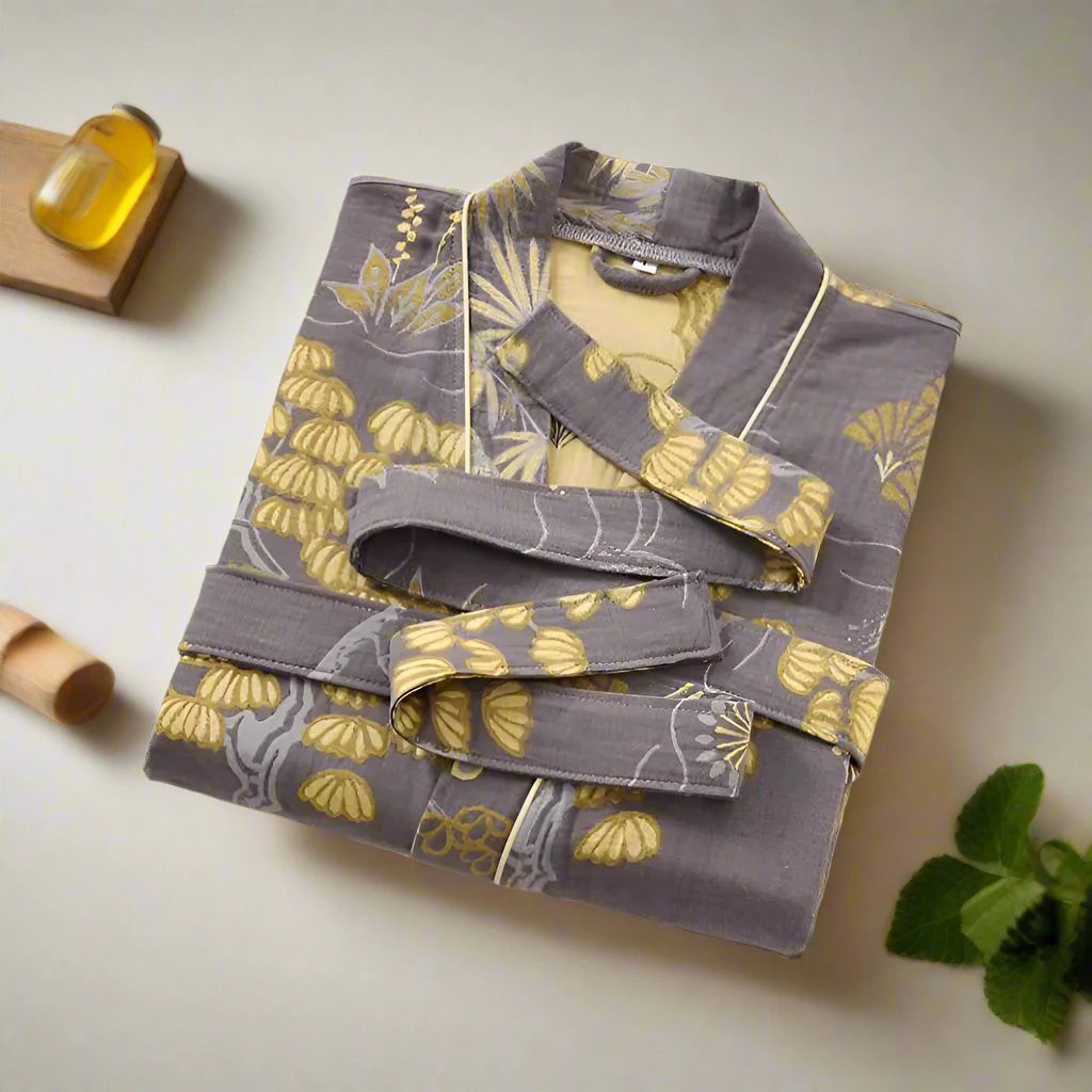 Imperial Flora Bathrobe by Casa & Beyond