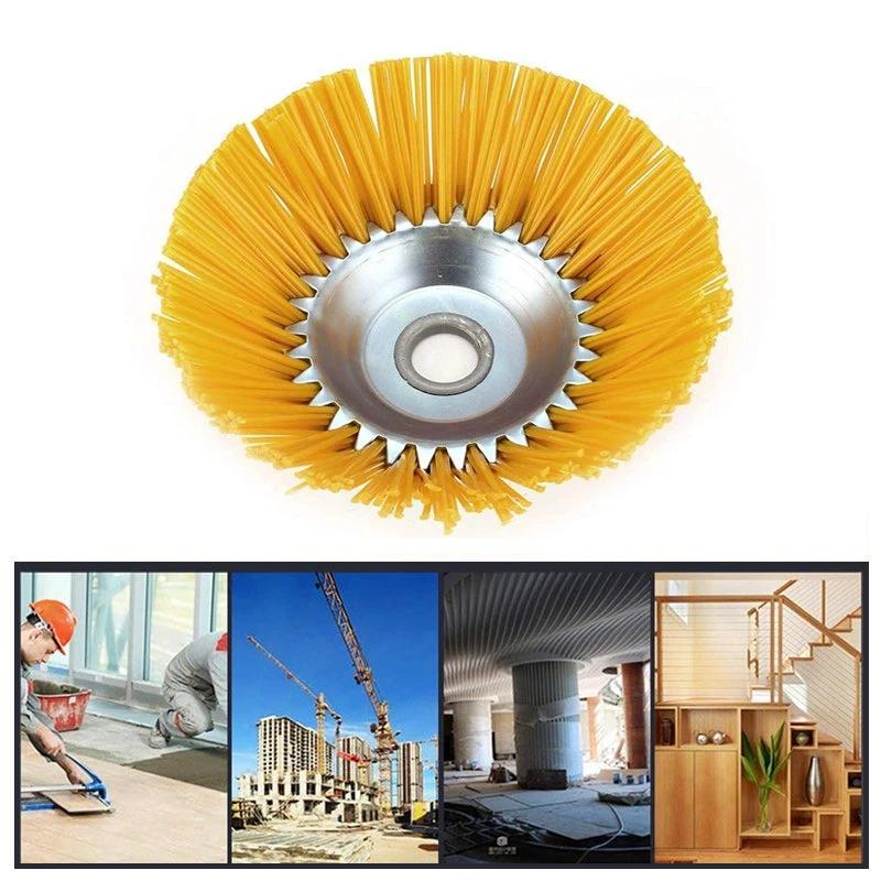 Nylon weed brush for lawn mower by Bowlift