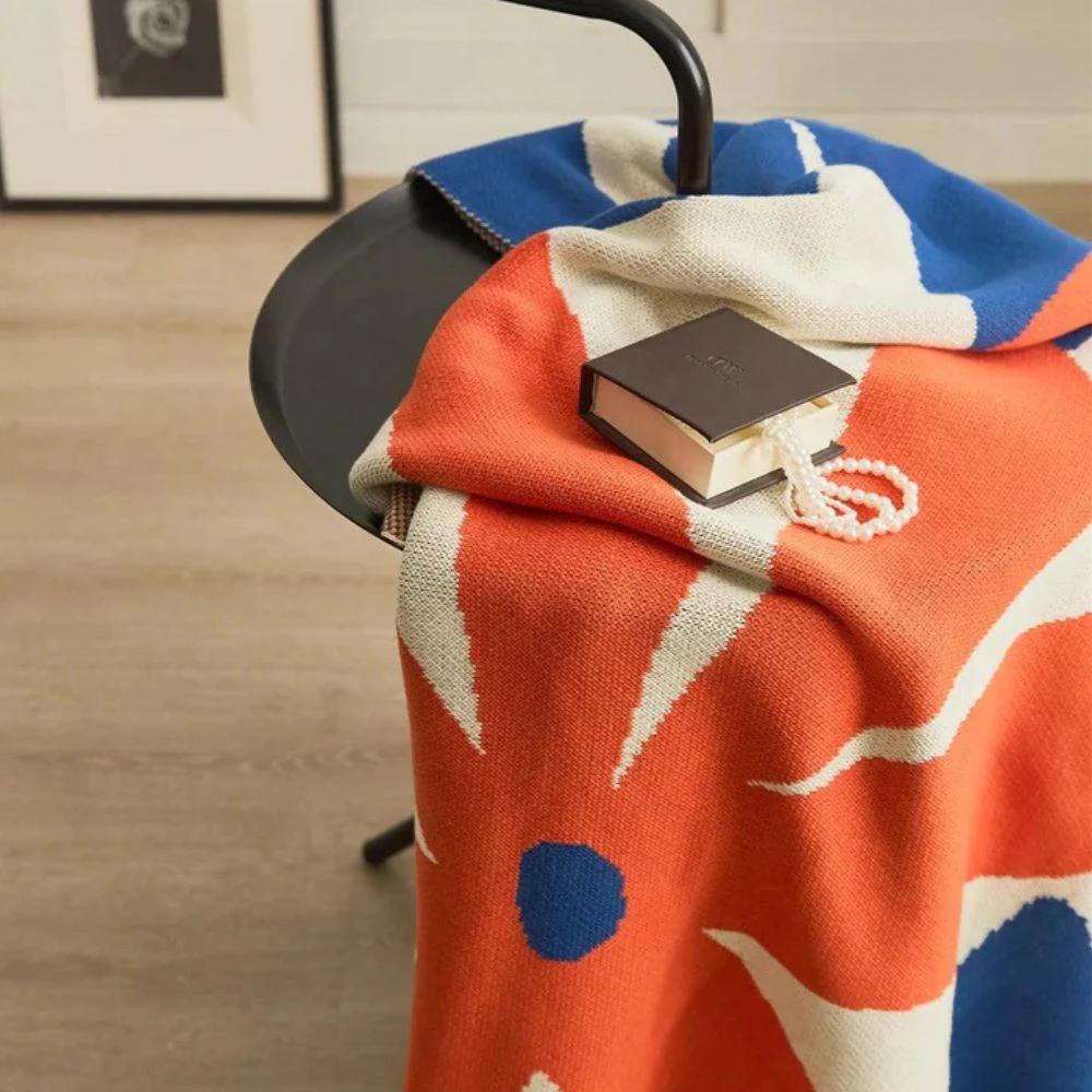 Tropical Breeze Knit Blanket by Casa & Beyond