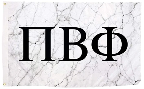 Pi Beta Phi USA Letter Sorority Flag Sign Decor Pi Phi 3x5 ft Flag-100% polyester-2 Metal Grommets by flagsshop