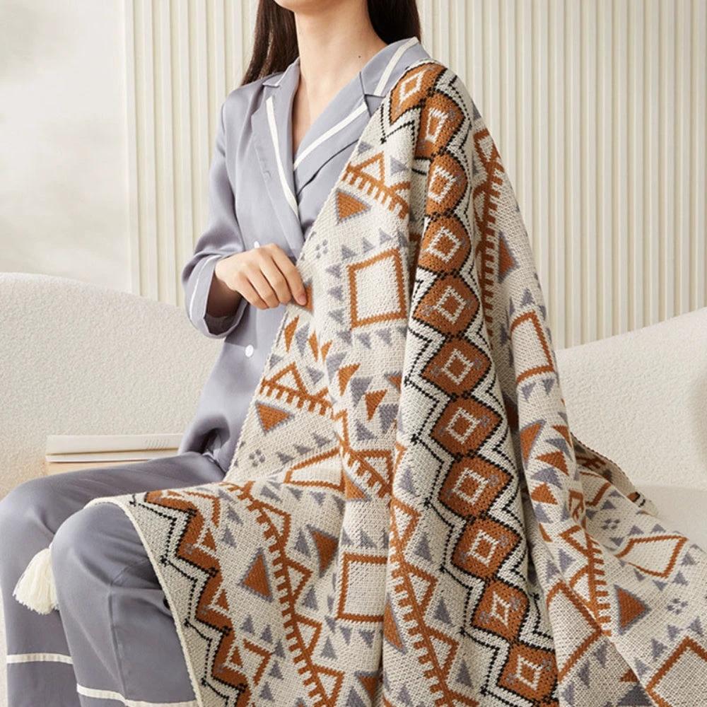 Wanderlust Boho Chic Blanket by Casa & Beyond