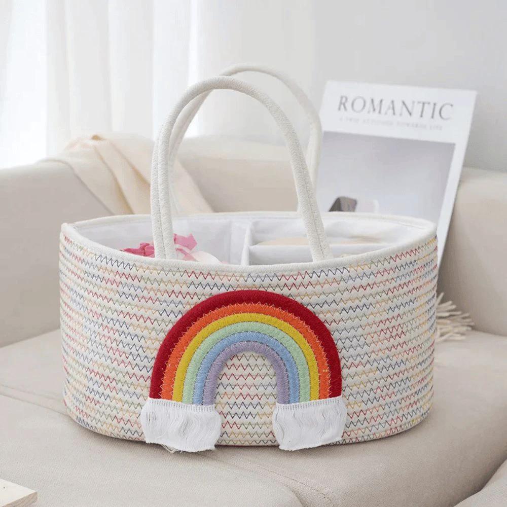Cotton Rope Baby Caddy Organizer by Casa & Beyond