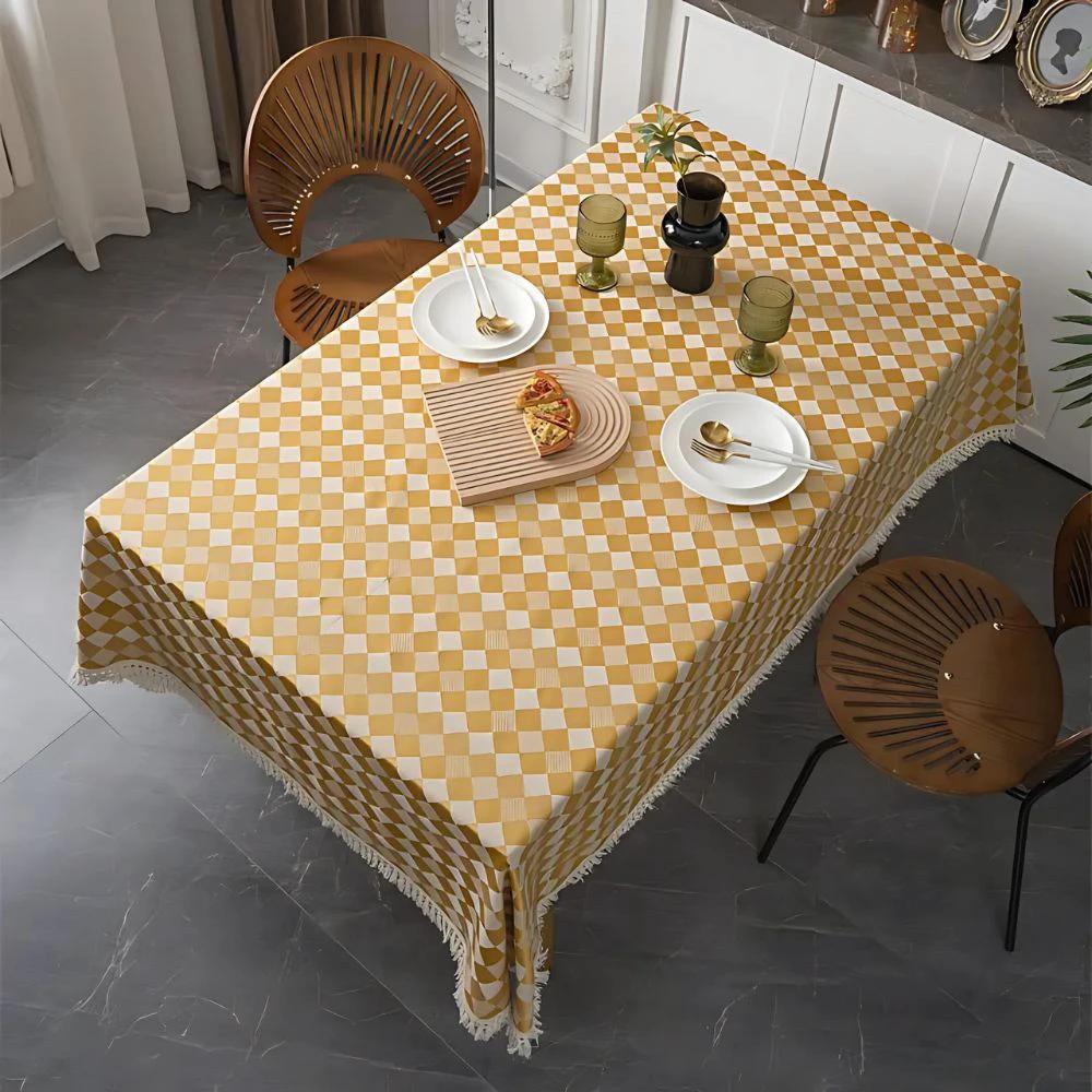 Heritage Checkered Tablecloth by Casa & Beyond