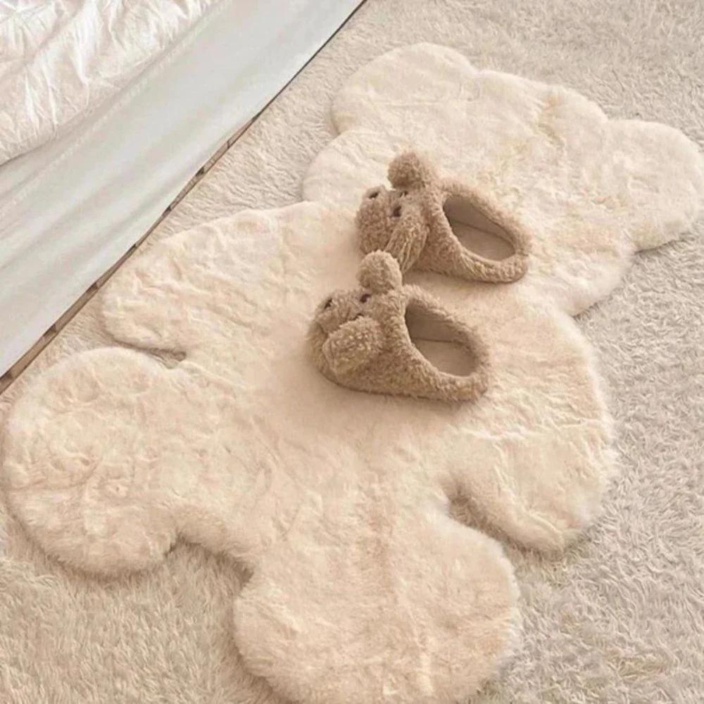 Fluffy Charm Teddy Bear Rug by Casa & Beyond