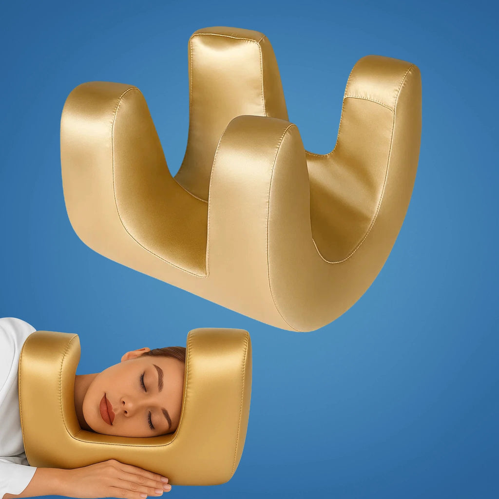 DermSleep | Anti‑Wrinkle Beauty Pillow – Cooling Memory Foam – Ergonomic Contour – Skin Care Support – Side & Back Sleepers Bowlift by Bowlift