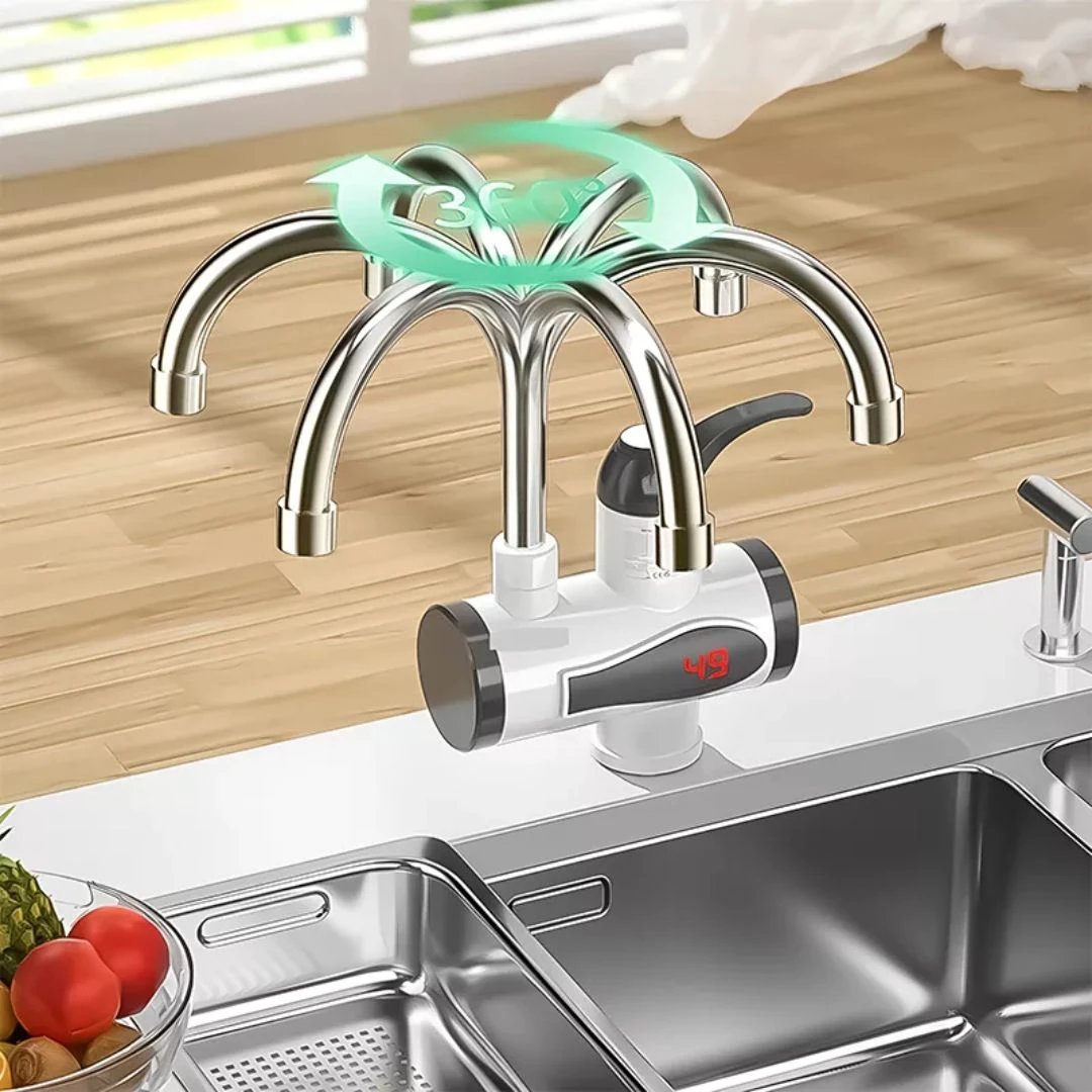 AquaSwift | Instant Hot Water Tap – Tankless Design – Compact Energy-Efficient Unit – Ideal for Kitchens & Bathrooms Bowlift by Bowlift