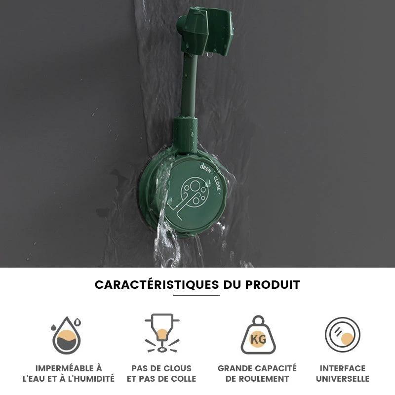 Mounting for shower head without drilling by Bowlift