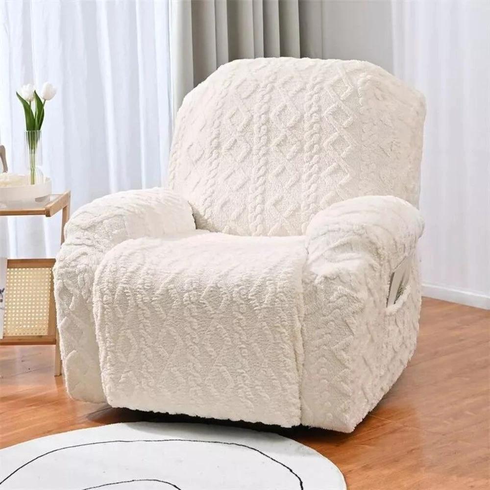 Jacquard Stretch Recliner Sofa Cover by Casa & Beyond