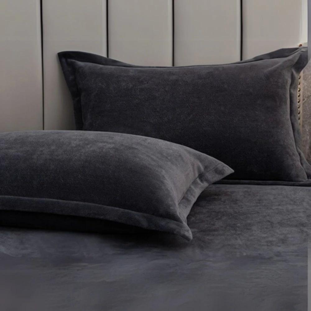 Fleece Comfort Pillow Covers by Casa & Beyond