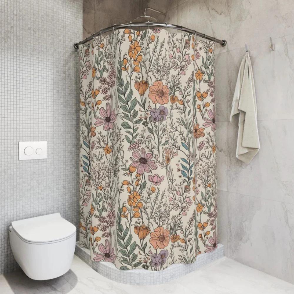 Flourish Bloom Shower Curtain by Casa & Beyond