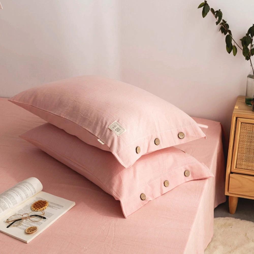 Cotton Pillowcases - Twin Pack by Casa & Beyond