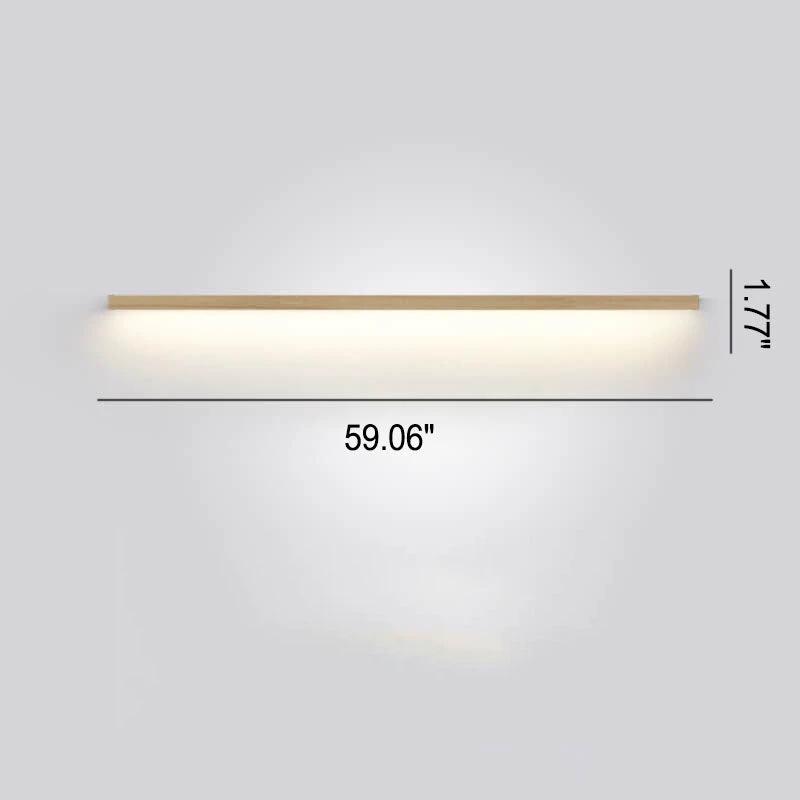 ZenBeam Japanese LED Wall Light | Solid Wood Design | Modern Accent Lighting by BowLift