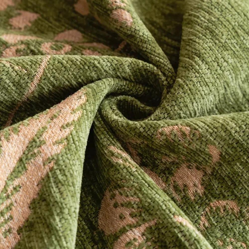 Foliage Floral Chenille Sofa Cover by Casa & Beyond