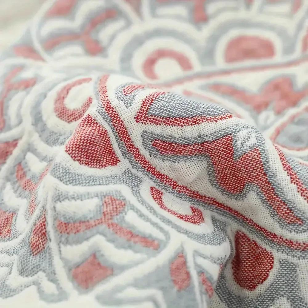Lunara Floral Cotton Comfort Blanket by Casa & Beyond