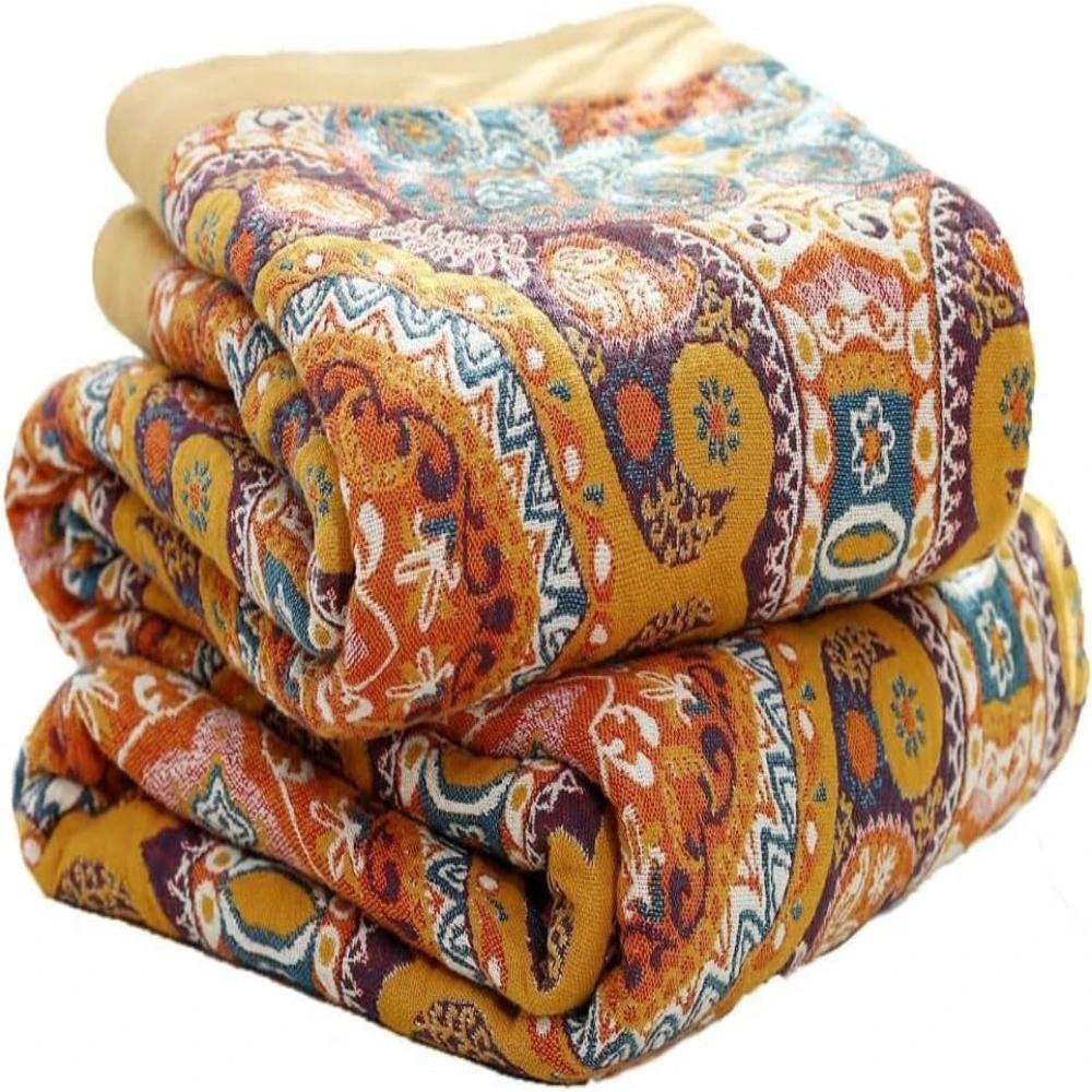 Sunrise Boho Reversible Blanket by Casa & Beyond