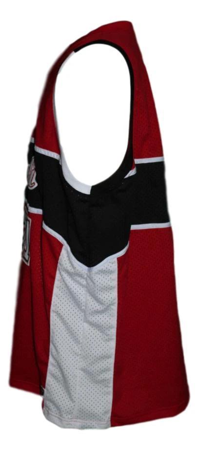 Tupac Shakur Jersey #71 Makaveli Hip Hop Custom Basketball Red by My store basketball