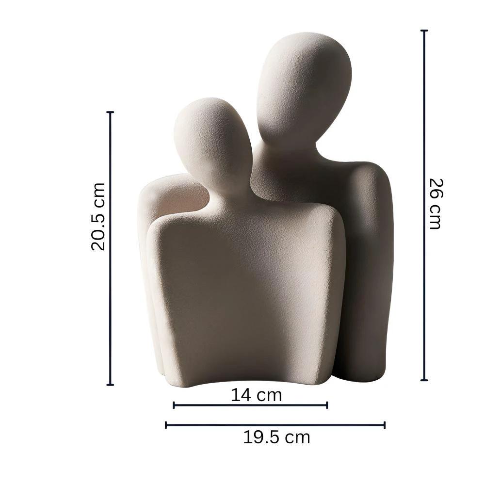 Romantic Couple Ceramic Sculpture by Casa & Beyond