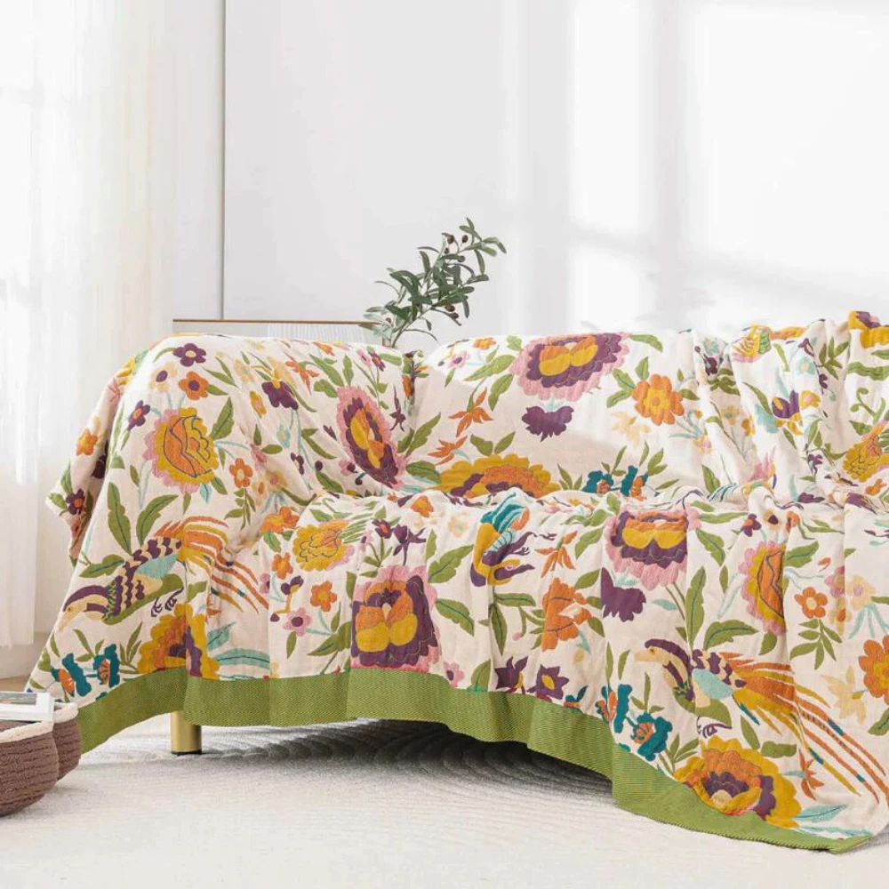 Soft Blossom Breeze Coverlet by Casa & Beyond