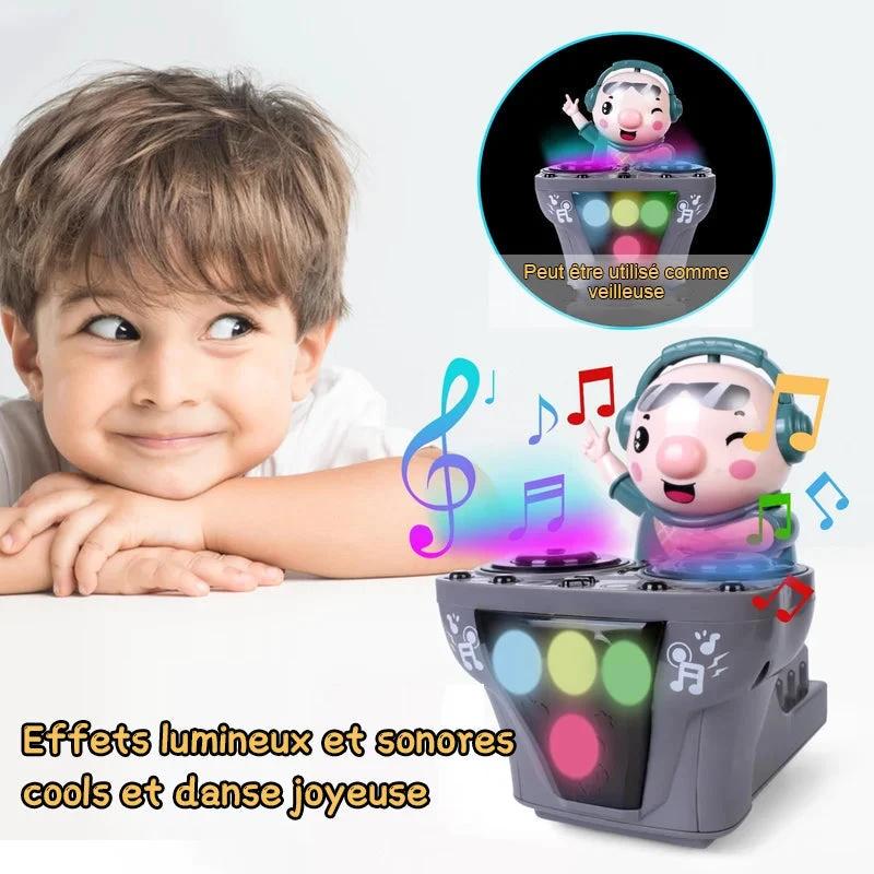 Toy pig DJ for seesaw by Bowlift