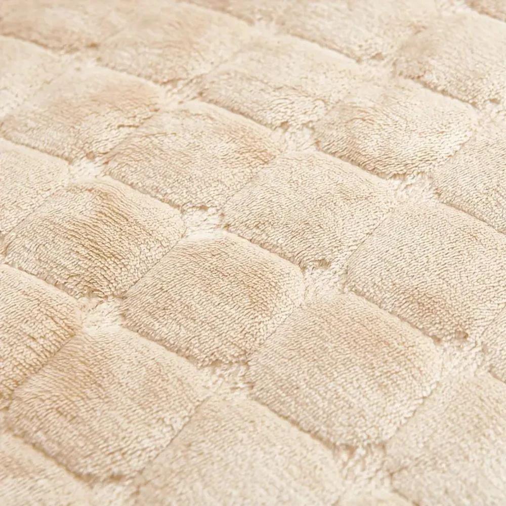 Velvet Grid Recliner Cover by Casa & Beyond