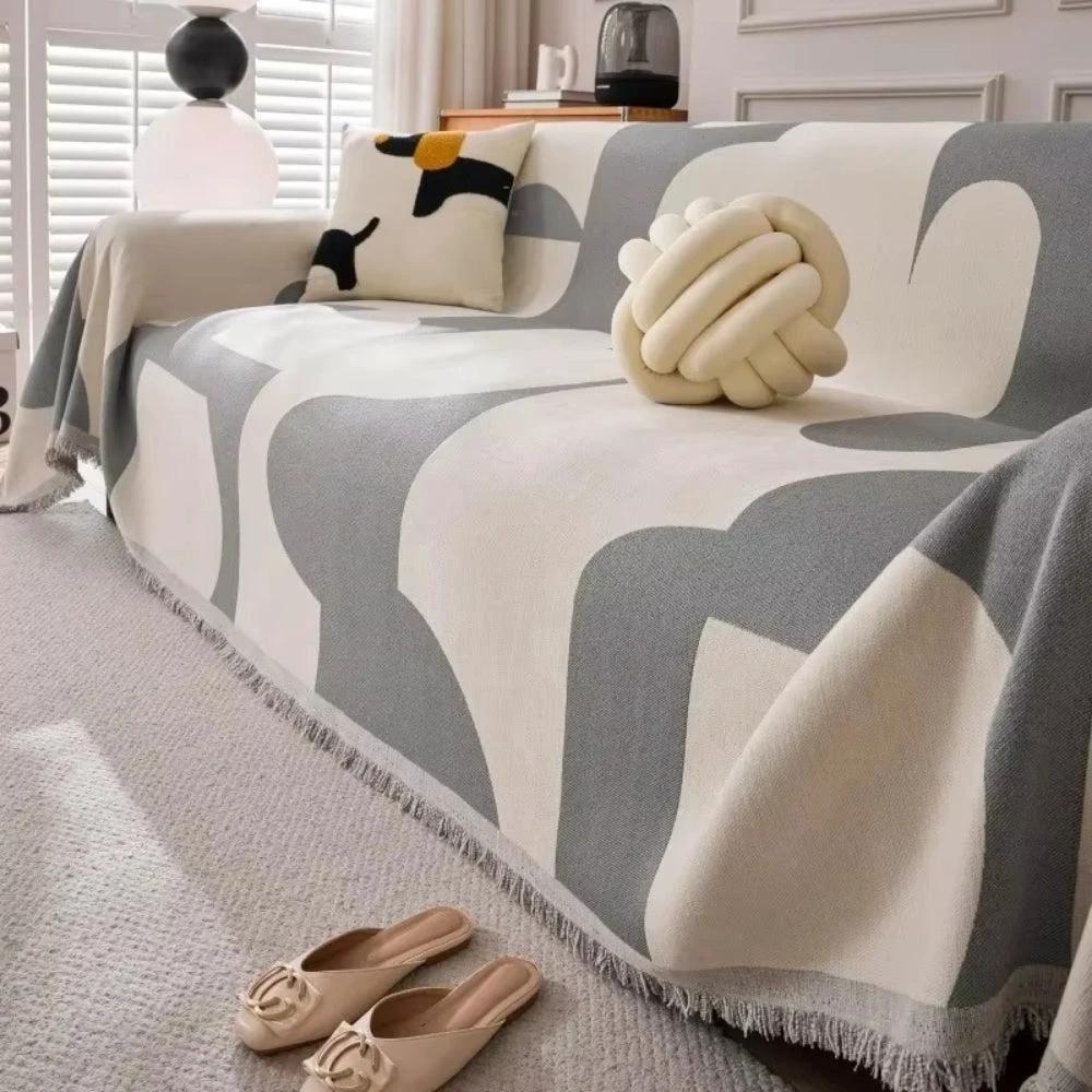 Harper Luxe Chenille Sofa Cover by Casa & Beyond