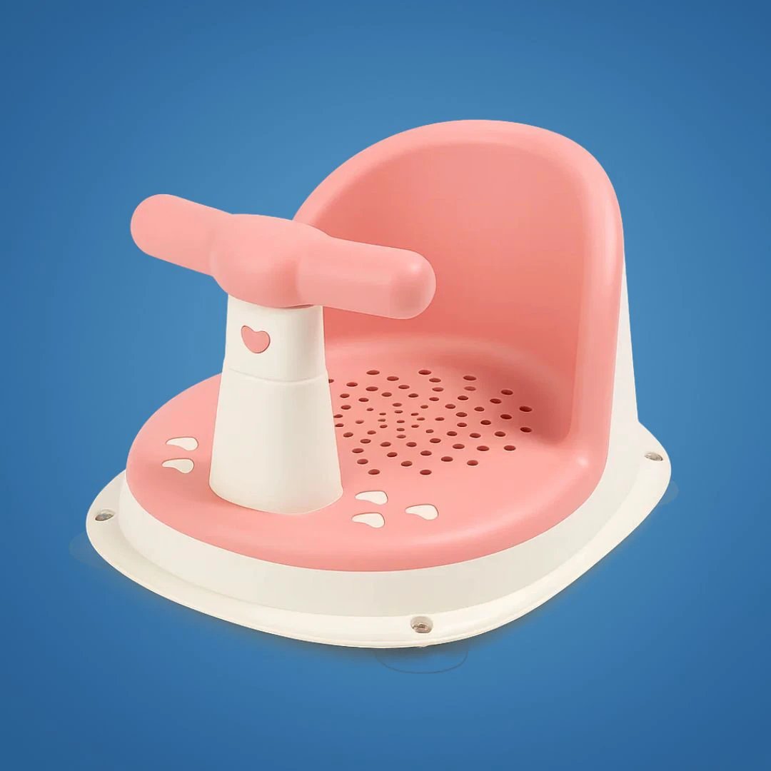 AquaSure | Non‑Slip Baby Bath Seat – Stainless Suction Cups – Premium Soft Cushion – Hands‑Free Parent Use Bowlift by Bowlift