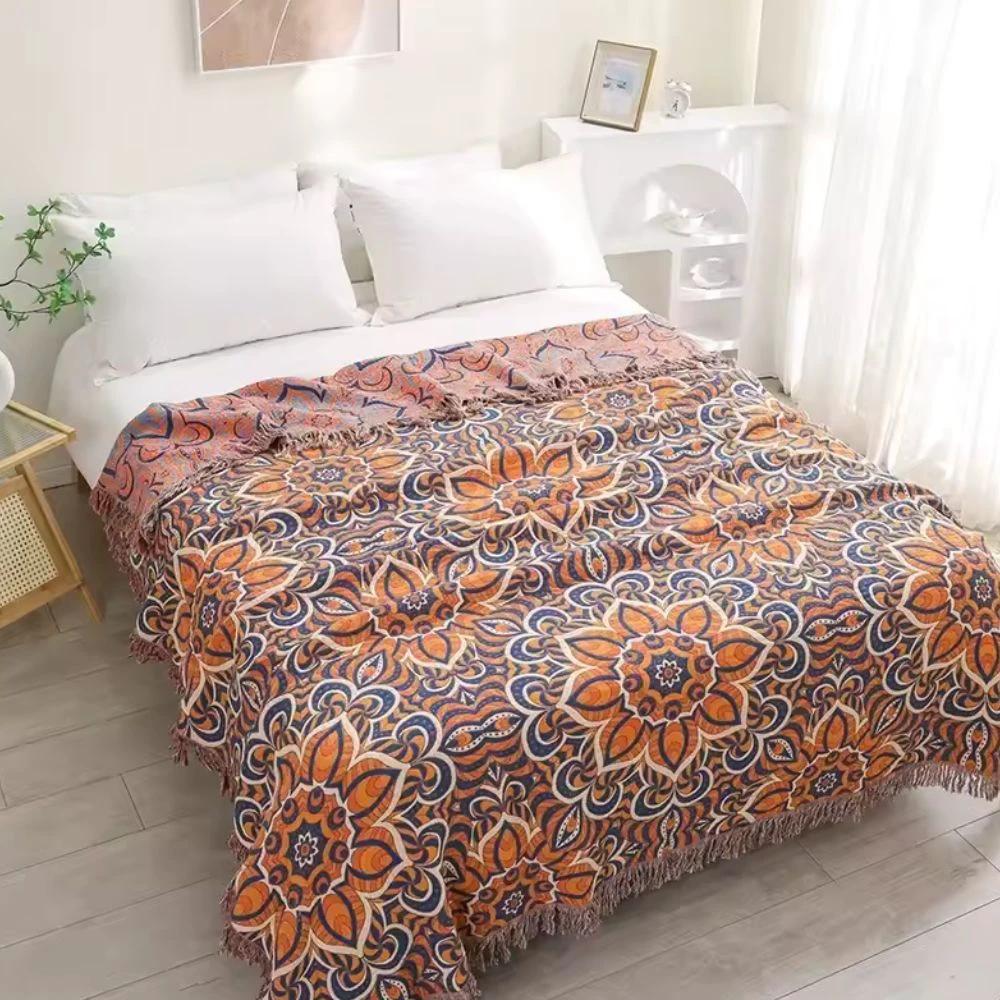 Sienna Sun Cotton Blanket by Casa & Beyond