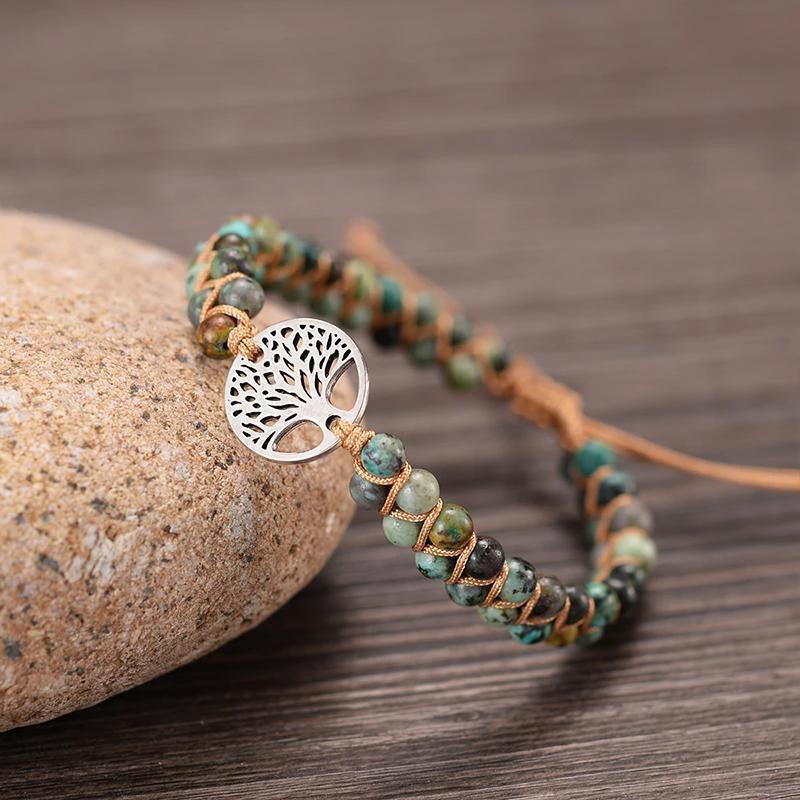 Handmade Bracelet Tree of Life Braided by Bowlift