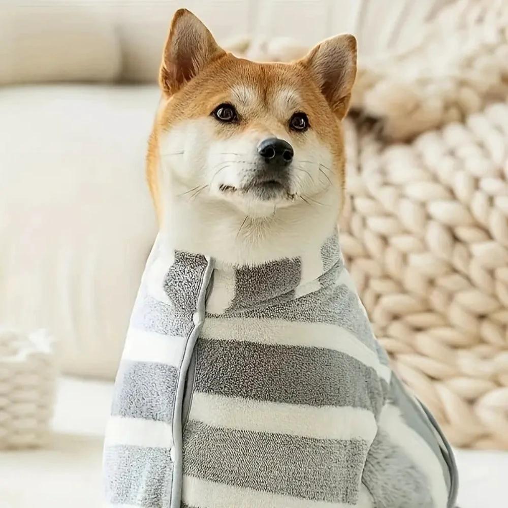 Gentle Touch Dog Drying Towel Robe by Casa & Beyond