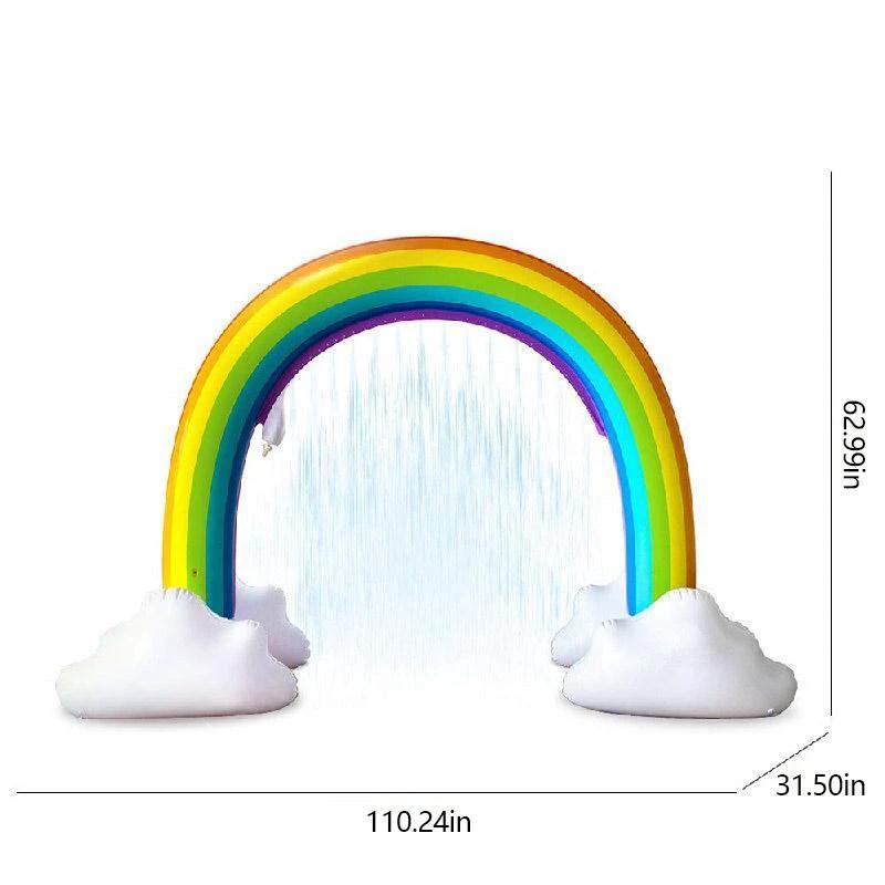 Rainbow Spray Bow Inflatable by Bowlift