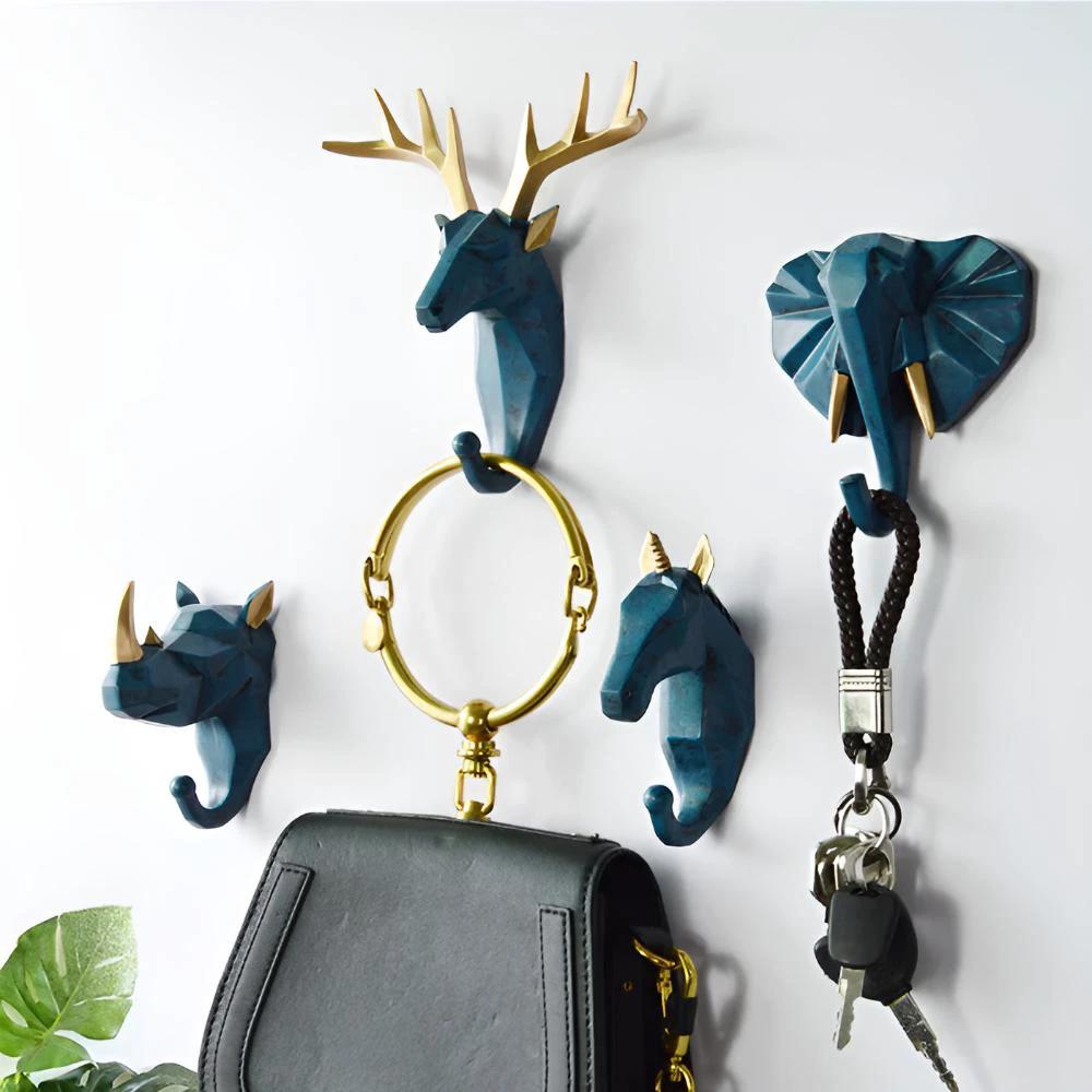 Animal Head Wall-Mounted Key Holder by Casa & Beyond
