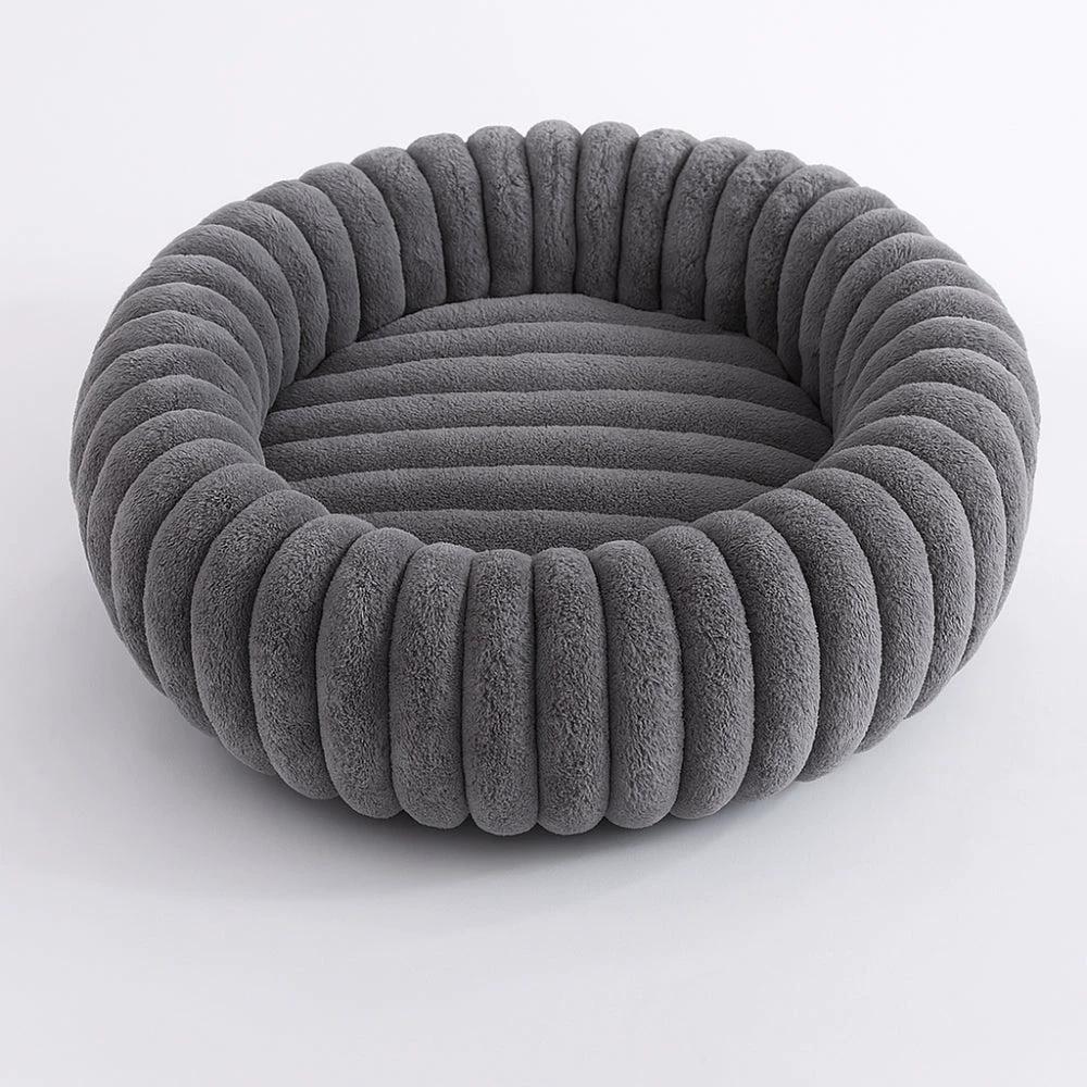 Purrfectly Plush Round Pet Bed by Casa & Beyond