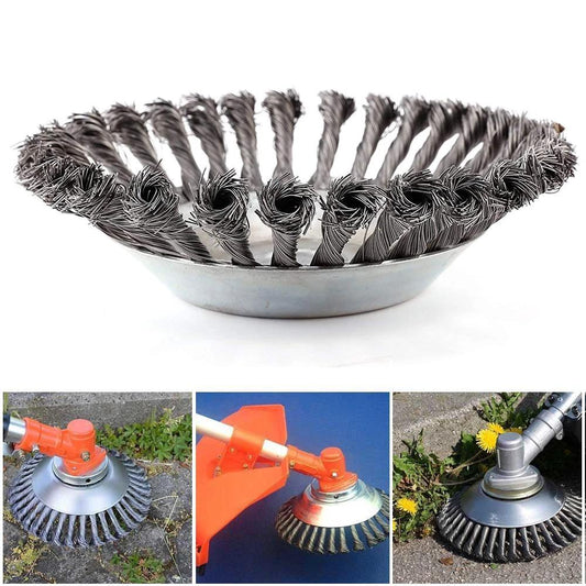 Ciaovie wire brush for round twist wheels by Bowlift