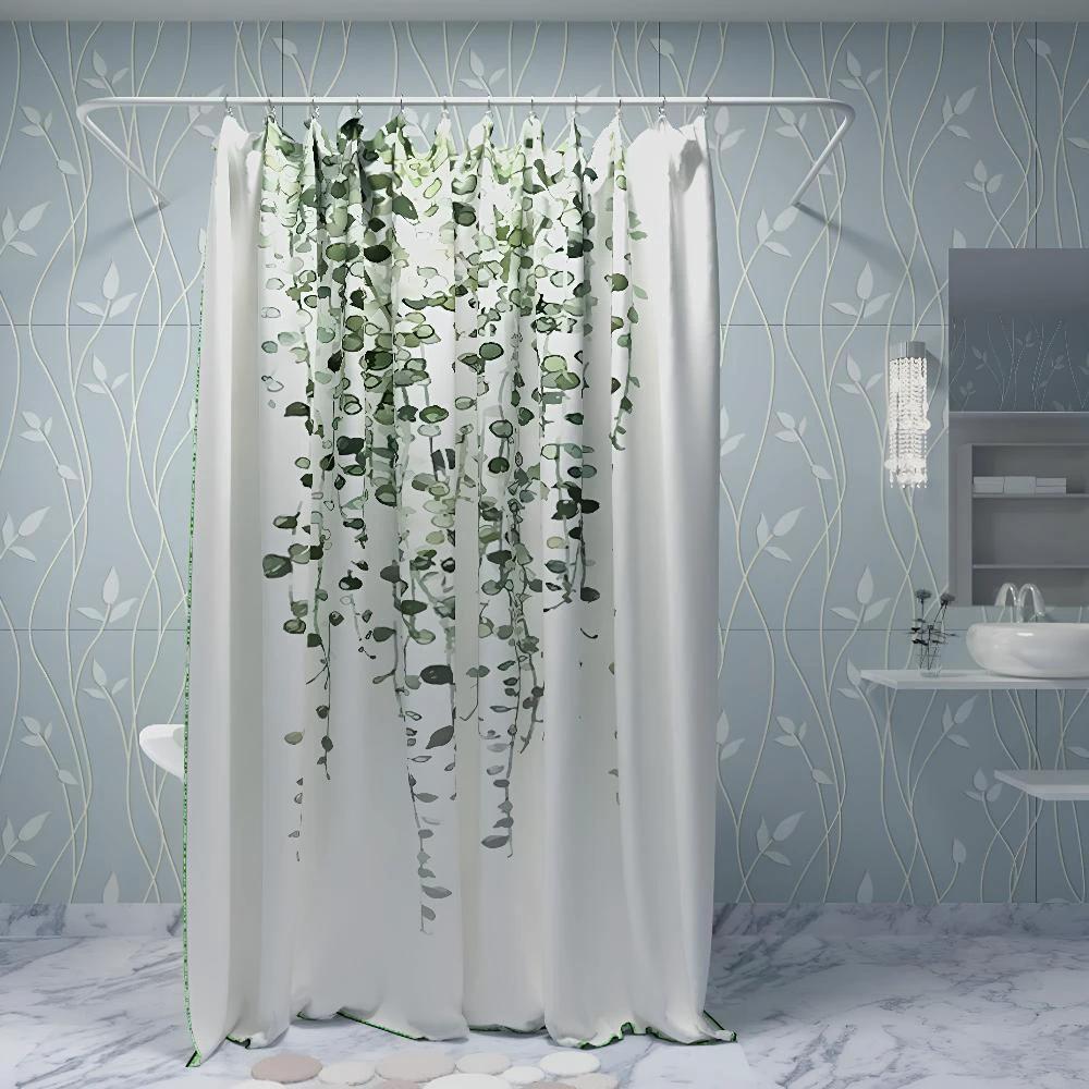 Leaf Drop Vine Shower Curtain by Casa & Beyond