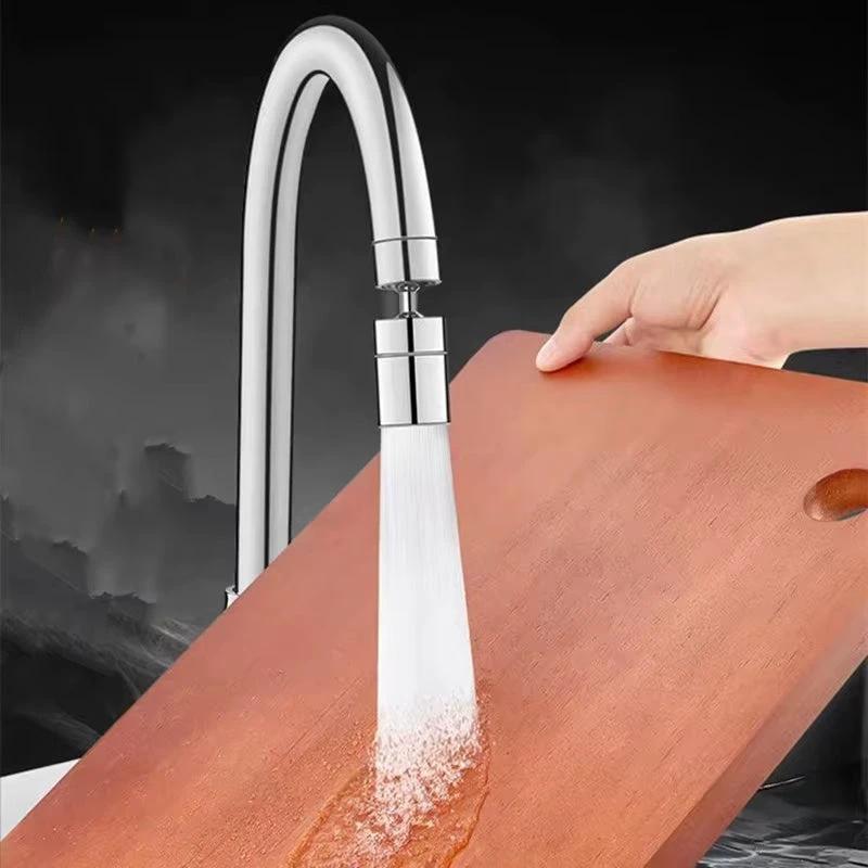 SprayMaster 360° Adjustable Faucet Attachment with Dual Spray Modes Bowlift by Bowlift