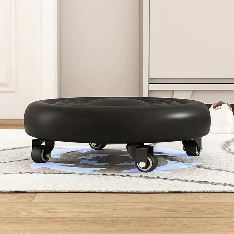 360 Rotating Wheeled Rolling Stool by BowLift