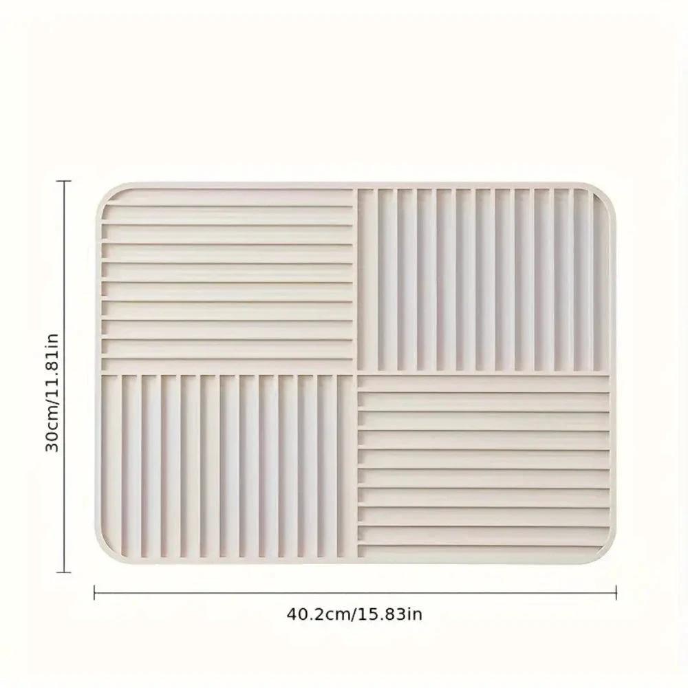 Ridged Foldable Multi-Purpose Drying Mat by Casa & Beyond